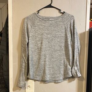 Arizona Women's Gray Long-Sleeve Knit Top